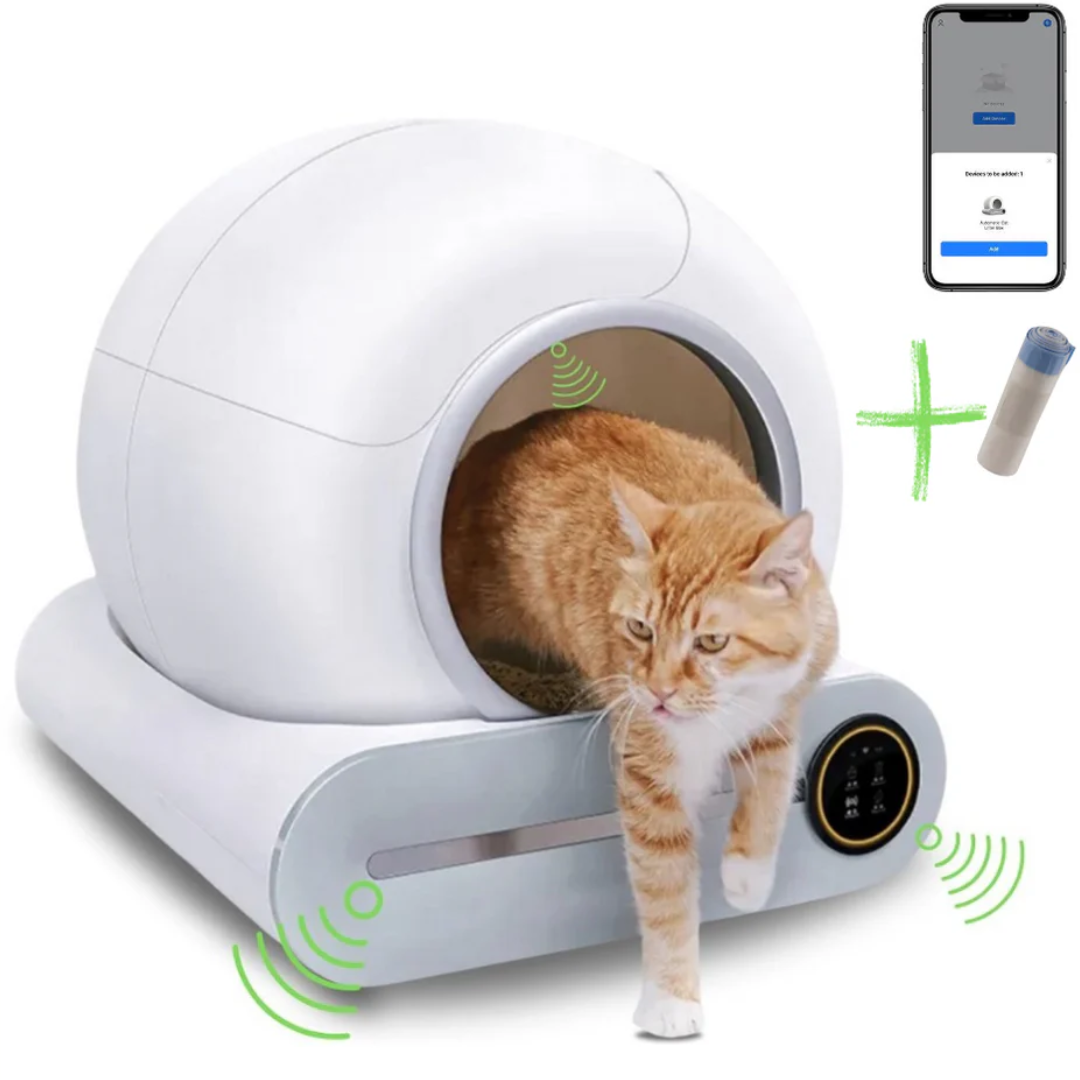 CleanSphere – Self-Cleaning Cat Litter Box
