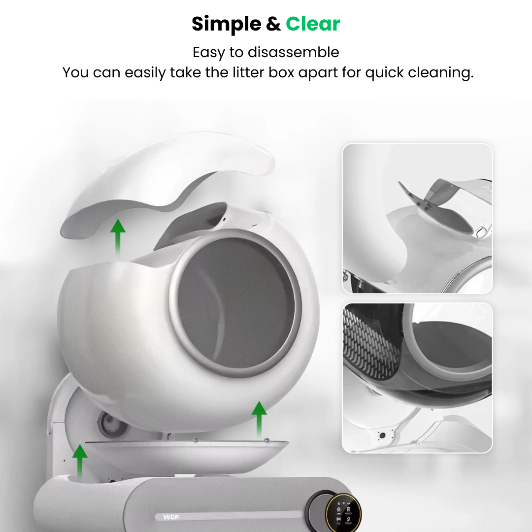 CleanSphere – Self-Cleaning Cat Litter Box