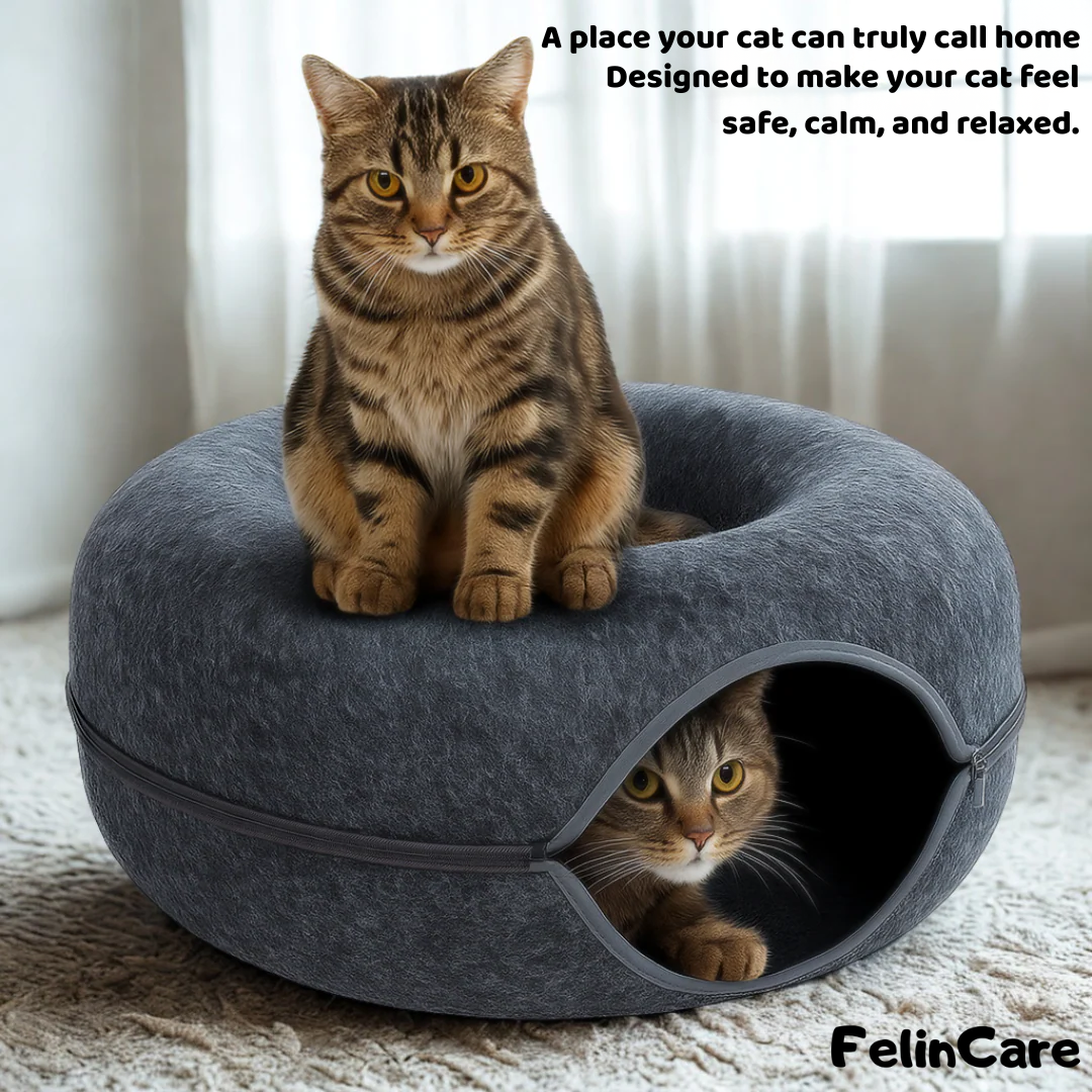 CozyCave - Calming Cat Bed & Hideout