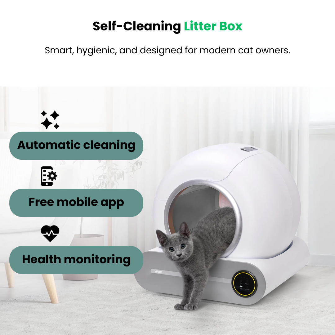 CleanSphere – Self-Cleaning Cat Litter Box